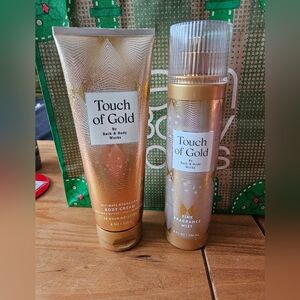 Touch Of Gold Body Cream And Mist Set